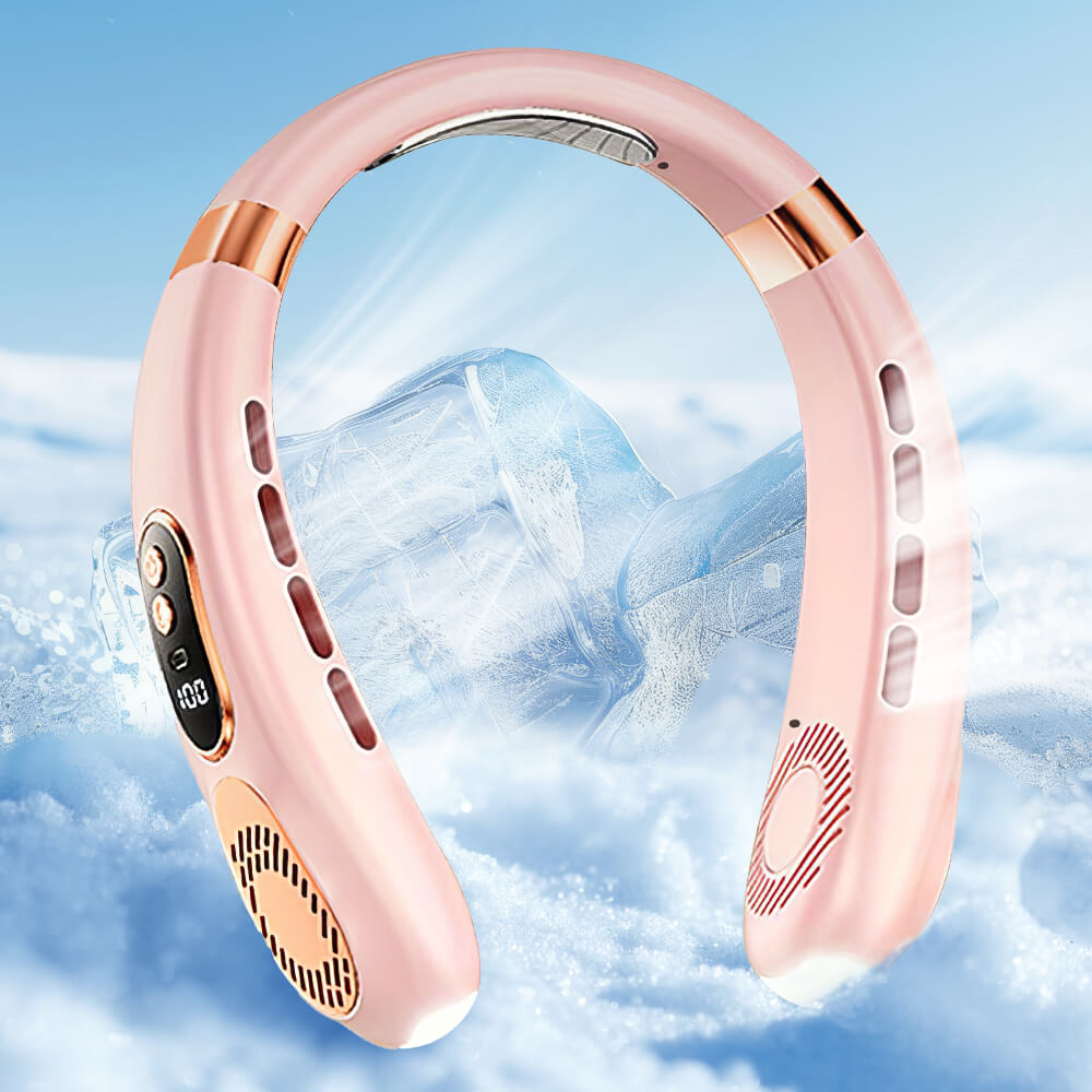 Portable Neck Fan – Wearable Hands-Free Bladeless Cooling Fan
