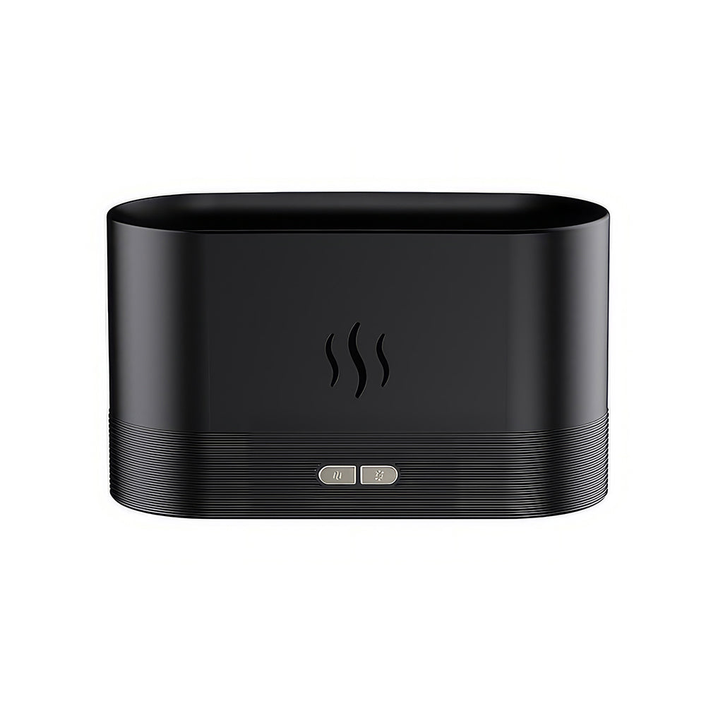 Flame Effect Aroma Diffuser with 7-Color Light and Auto Shut-Off