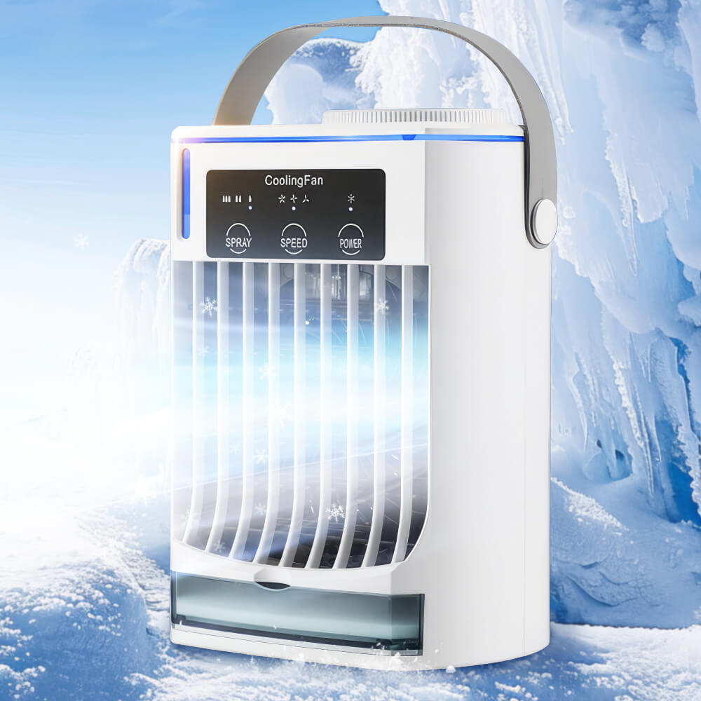 4-in-1 USB Desktop Misting Fan with 500ml Water Tank