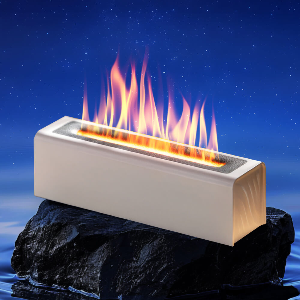 Flame Effect Aromatherapy Diffuser with Cool Mist and LED Light