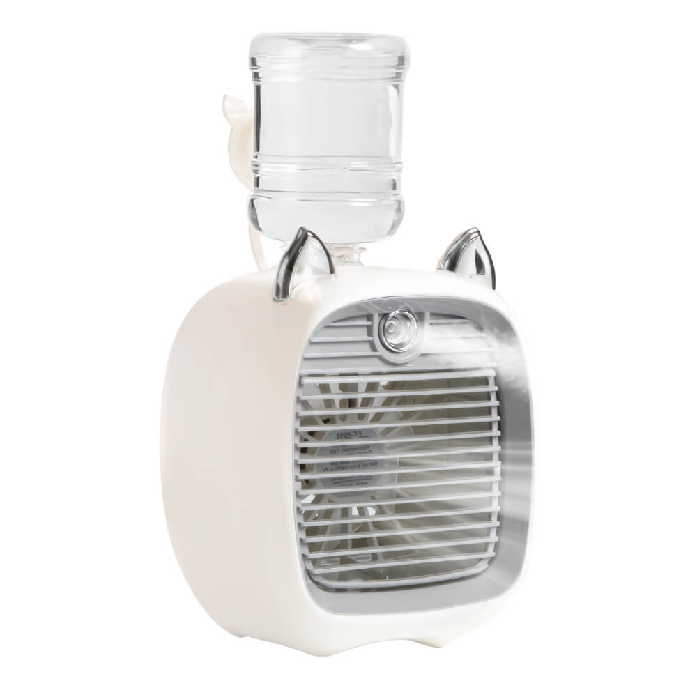 USB Misting Fan & Humidifier – Desktop Air Cooler with 3 Speeds