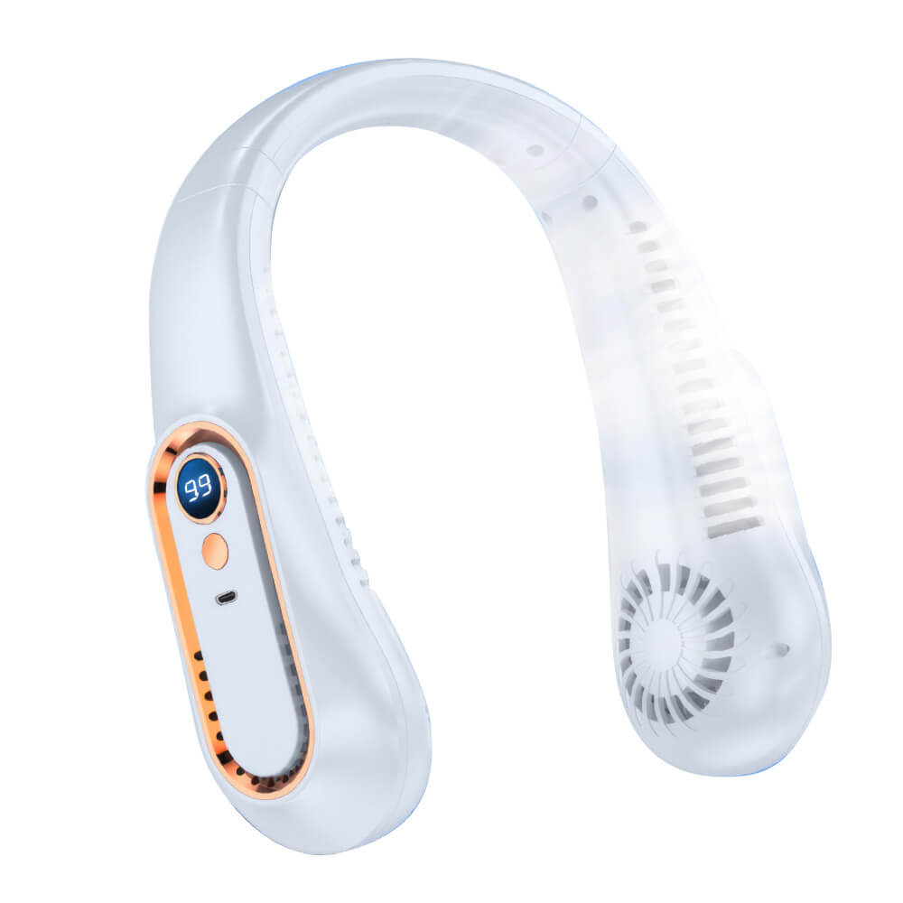 Portable Neck Fan – 5-Speed Bladeless Wearable Cooling Fan