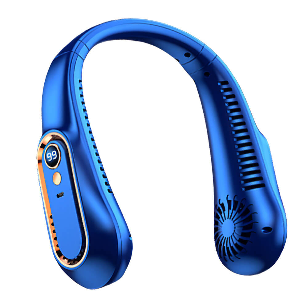 Portable Neck Fan – 5-Speed Bladeless Wearable Cooling Fan